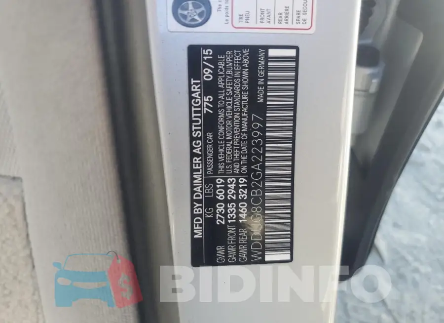 WDDUG8CB2GA223997 Photo# 12