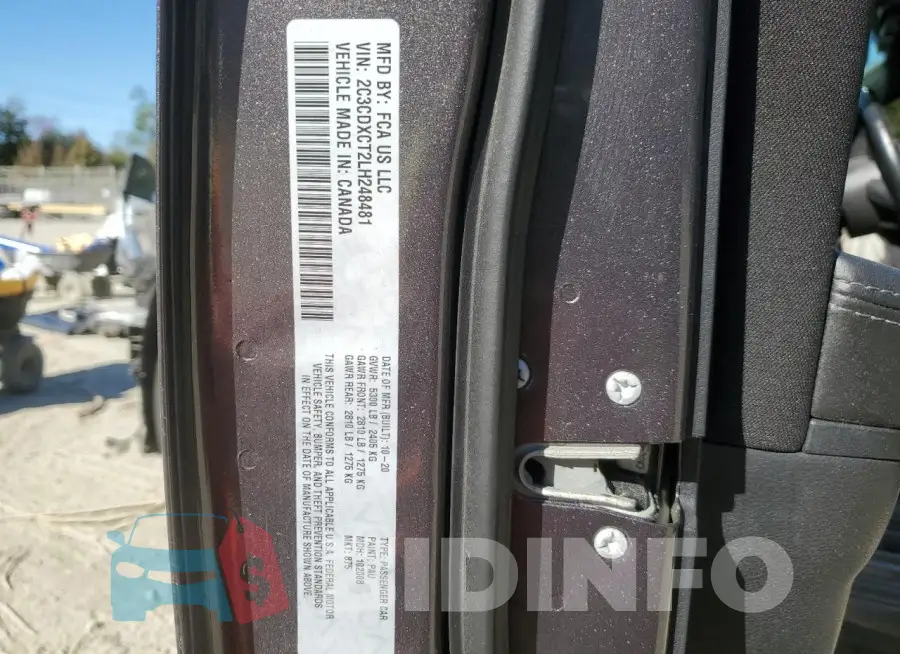 2C3CDXCT2LH248481 Photo# 12