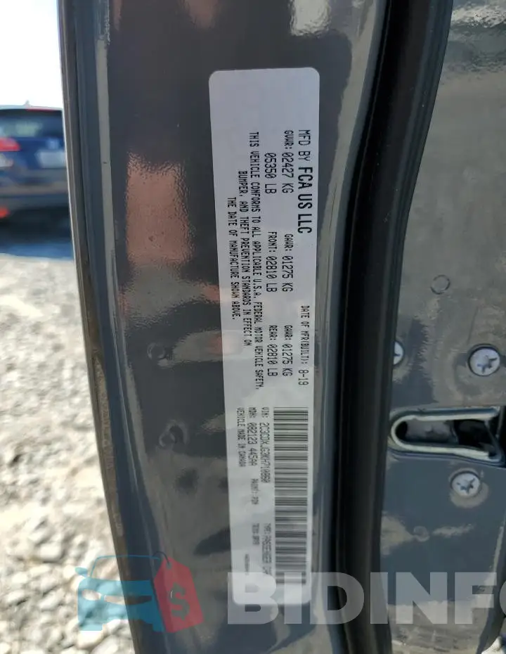 2C3CDXJG3KH710860 Photo# 12