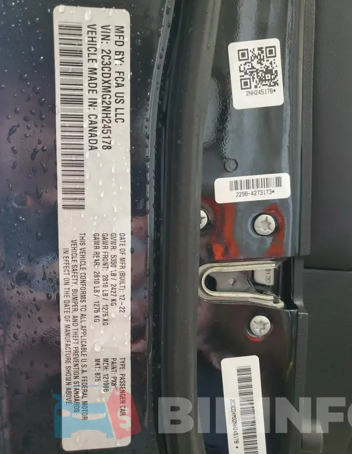 2C3CDXMG2NH245178 Photo# 12