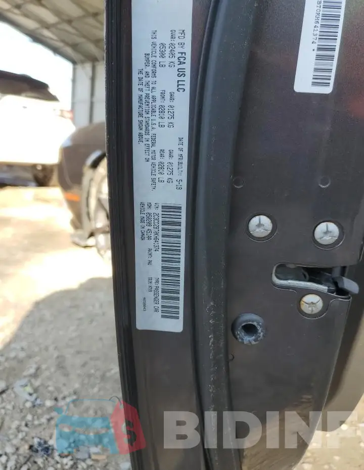 2C3CDZBT0KH641374 Photo# 12