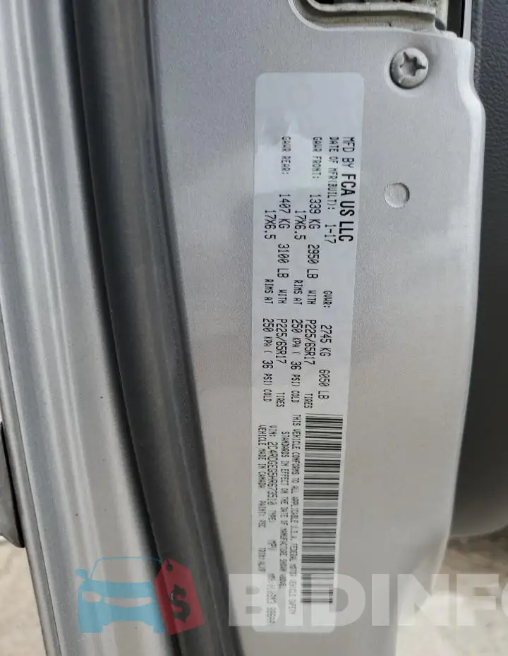 2C4RDGEG5HR673510 Photo# 13