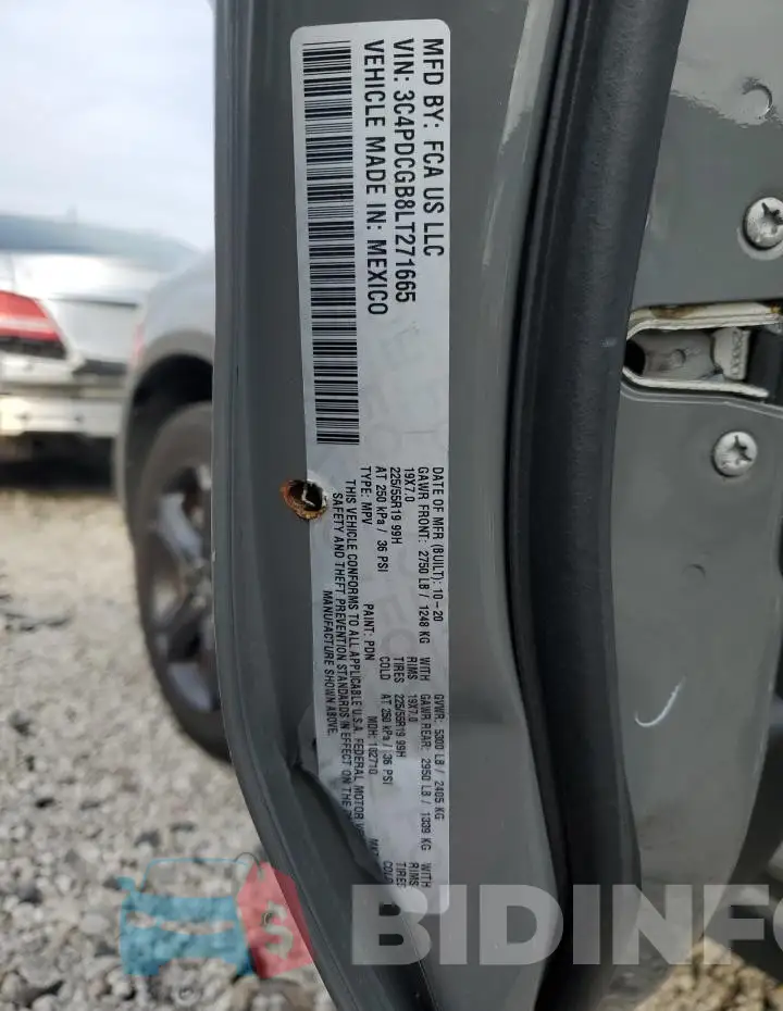 3C4PDCGB8LT271665 Photo# 13