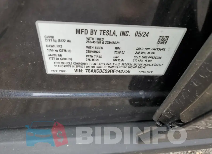 7SAXCDE59RF448756 Photo# 14