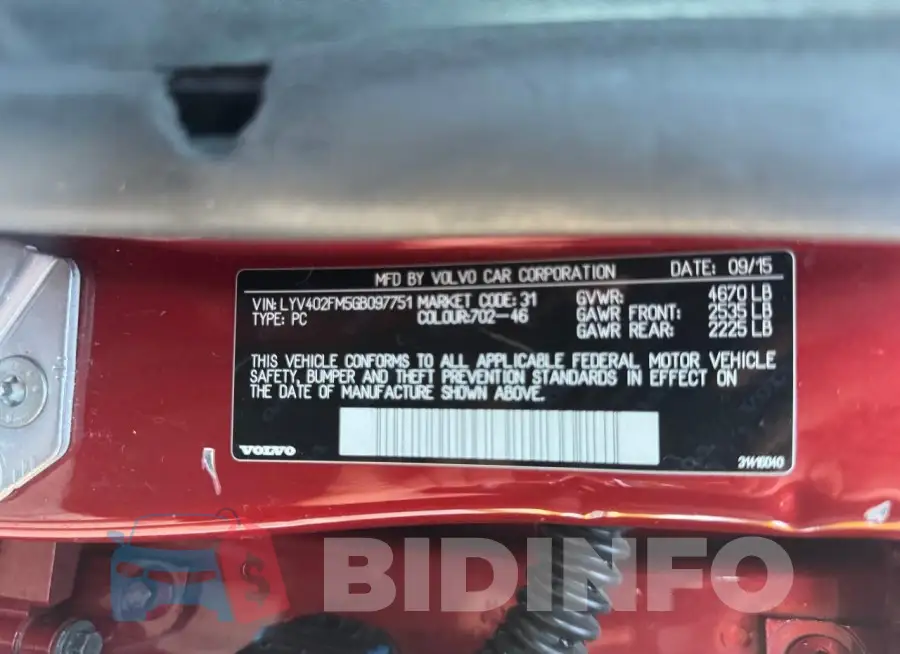 LYV402FM5GB097751 Photo# 10