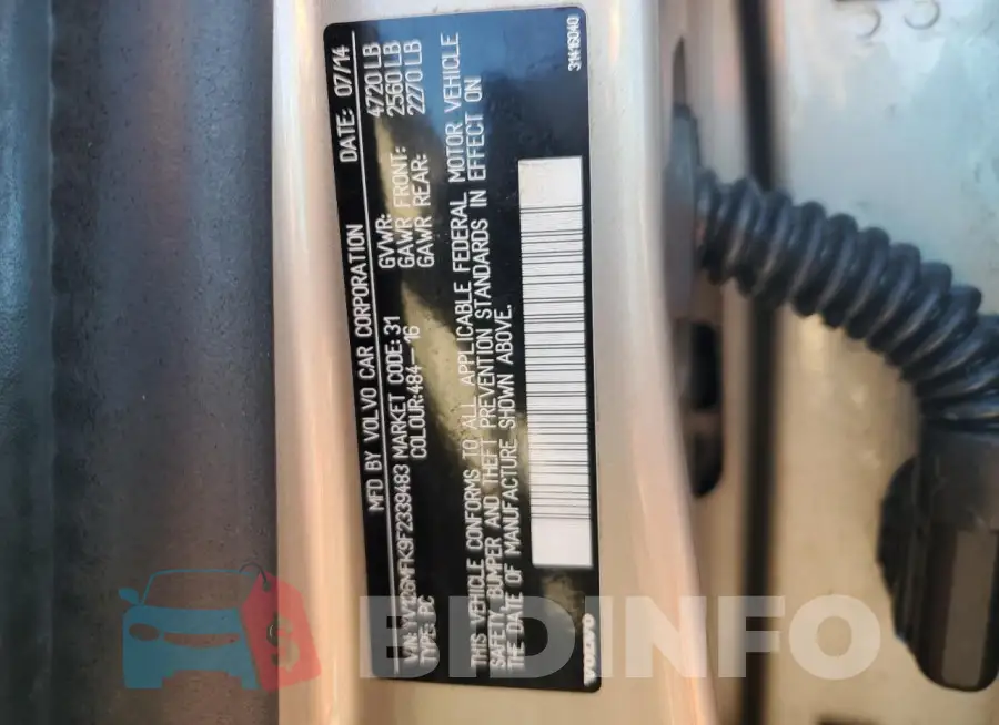 YV126MFK9F2339483 Photo# 12