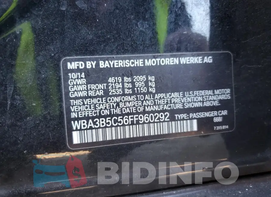 WBA3B5C56FF960292 Photo# 12
