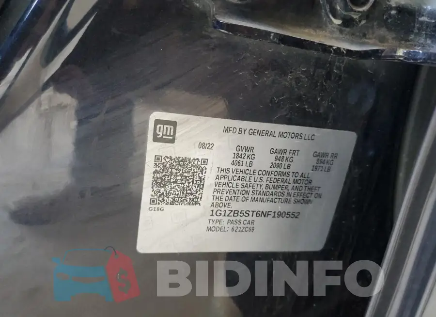 1G1ZB5ST6NF190552 Photo# 12