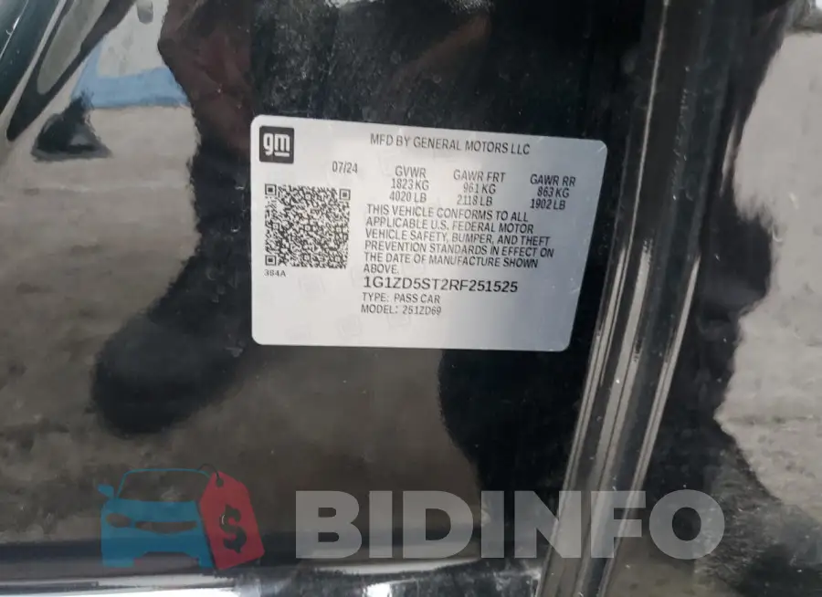 1G1ZD5ST2RF251525 Photo# 12