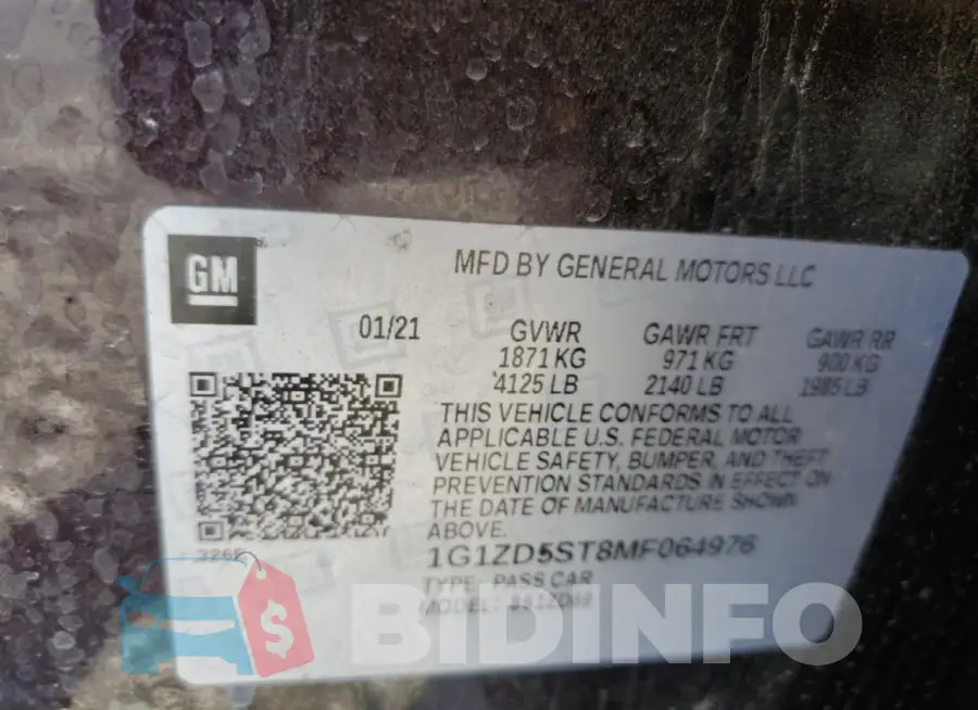 1G1ZD5ST8MF064976 Photo# 12