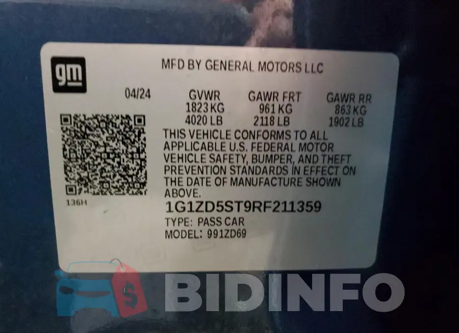 1G1ZD5ST9RF211359 Photo# 12