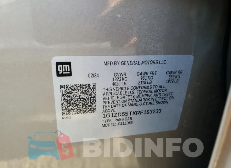 1G1ZD5STXRF183233 Photo# 12