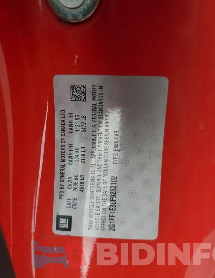 2G1FF1E30F9282102 Photo# 13