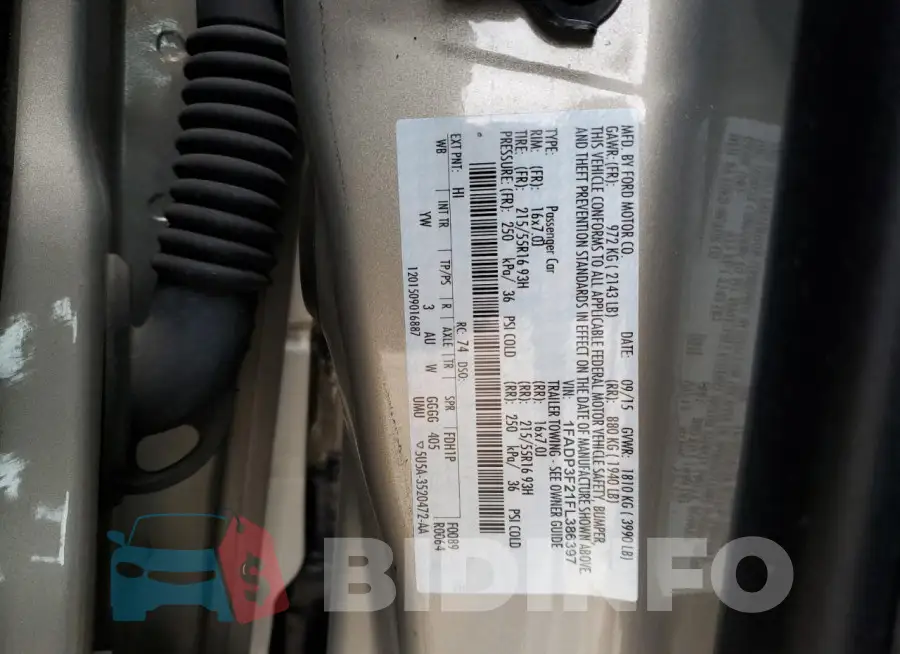 1FADP3F21FL386397 Photo# 12