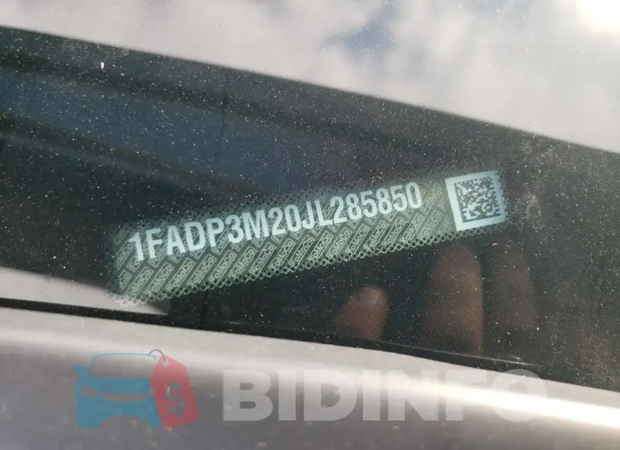 1FADP3M20JL285850 Photo# 12