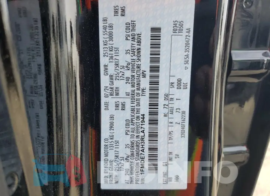 1FMDE7AH3RLA71944 Photo# 13