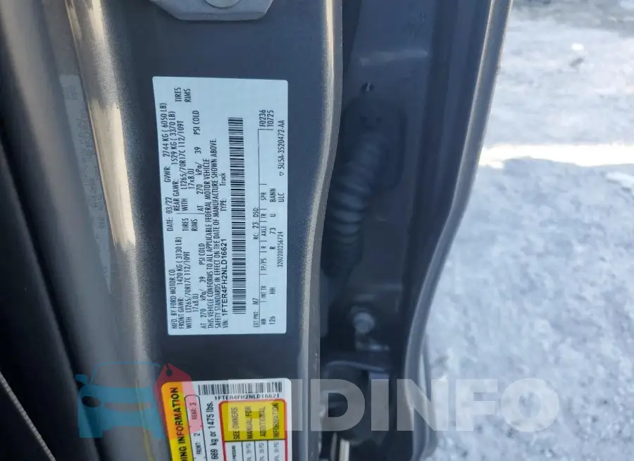 1FTER4FH2NLD16621 Photo# 12