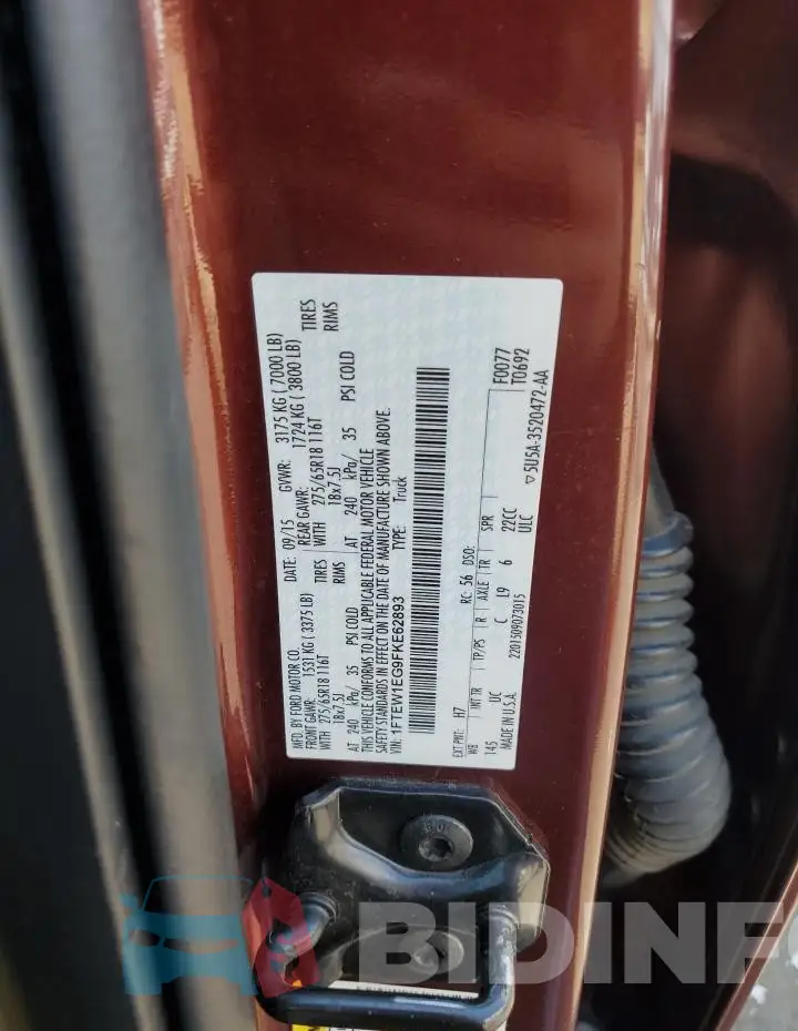 1FTEW1EG9FKE62893 Photo# 12