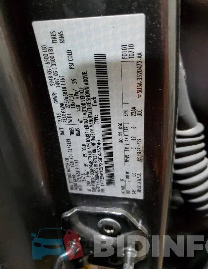 1FTEW1EP2GFA76746 Photo# 12