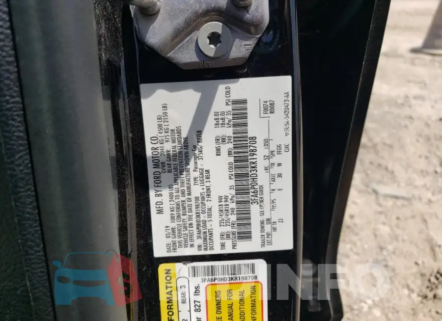 3FA6P0HD3KR198708 Photo# 12