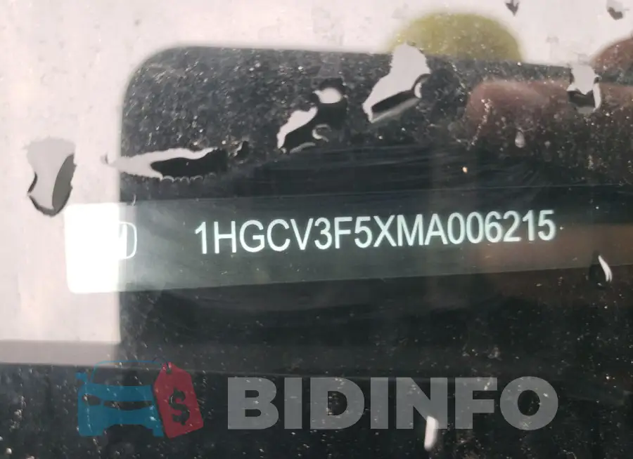1HGCV3F5XMA006215 Photo# 12