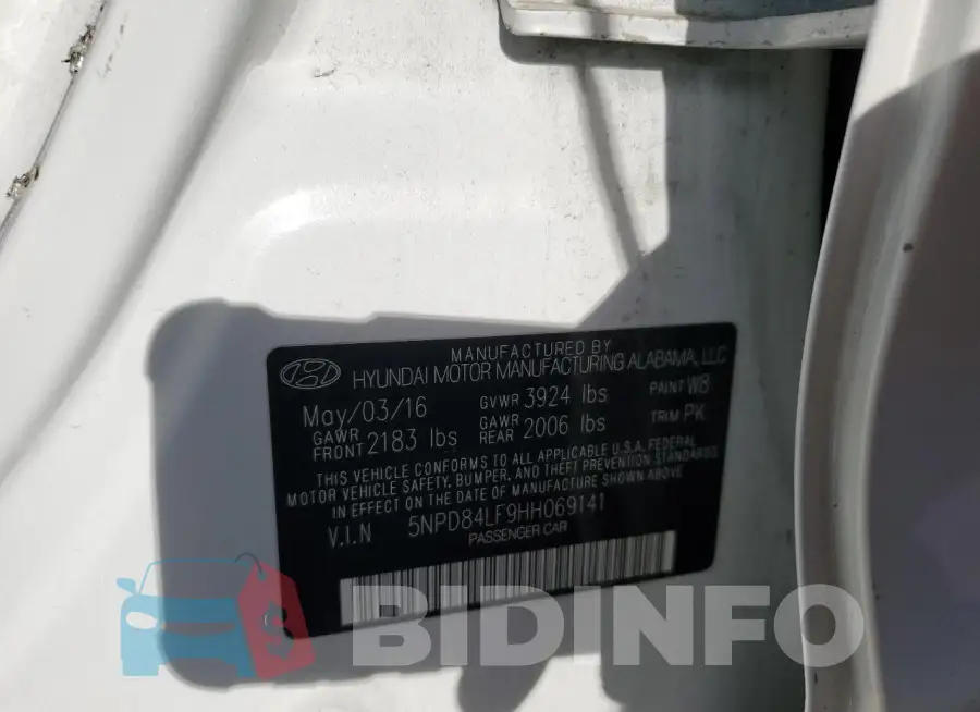 5NPD84LF9HH069141 Photo# 12