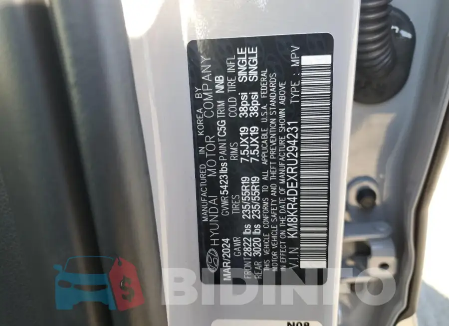 KM8KR4DEXRU294231 Photo# 13