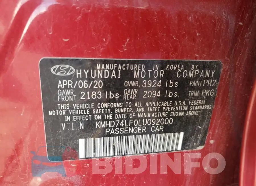 KMHD74LF0LU092000 Photo# 12