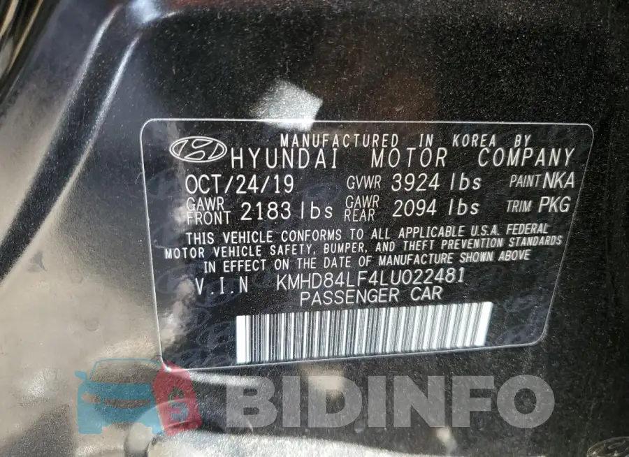 KMHD84LF4LU022481 Photo# 13