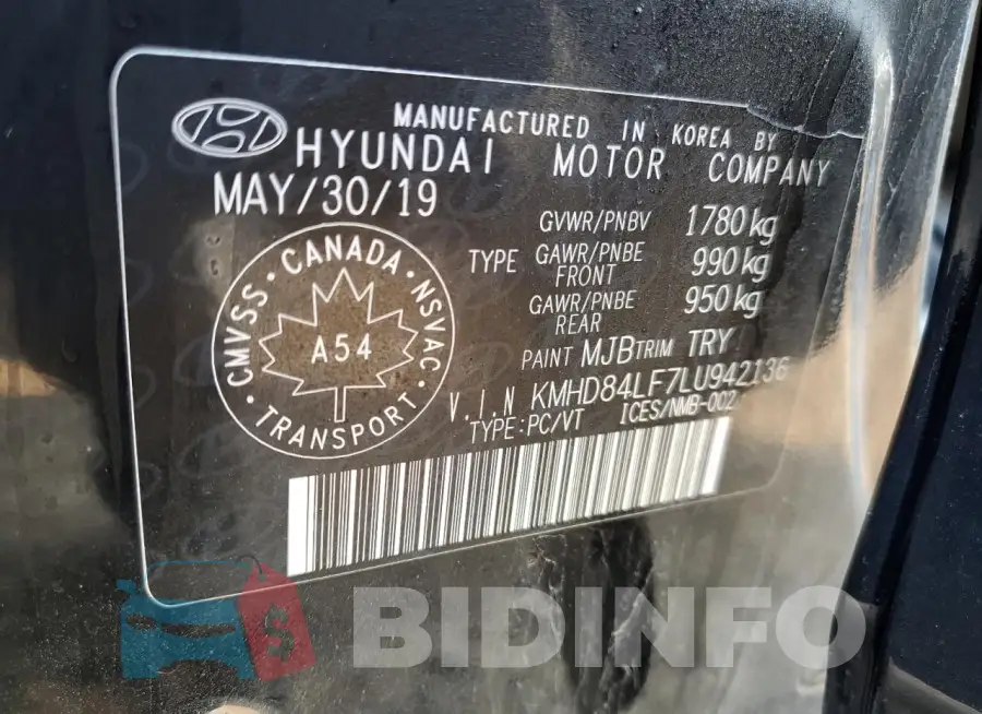 KMHD84LF7LU942136 Photo# 13