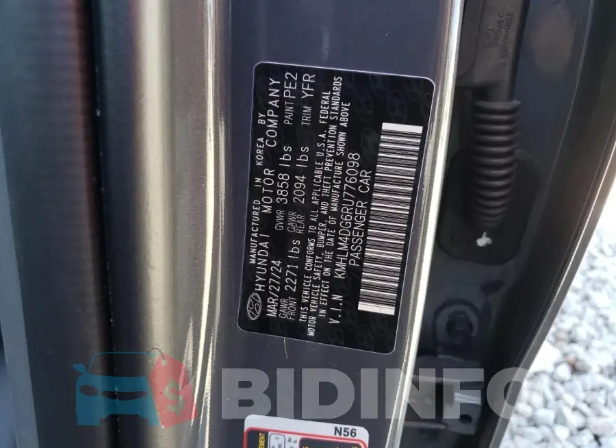 KMHLM4DG6RU776098 Photo# 12