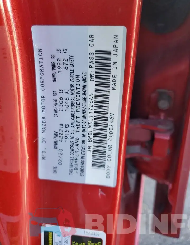 JM1BPBLM3L1172665 Photo# 12