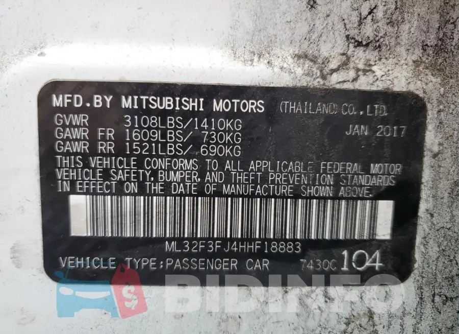 ML32F3FJ4HHF18883 Photo# 12