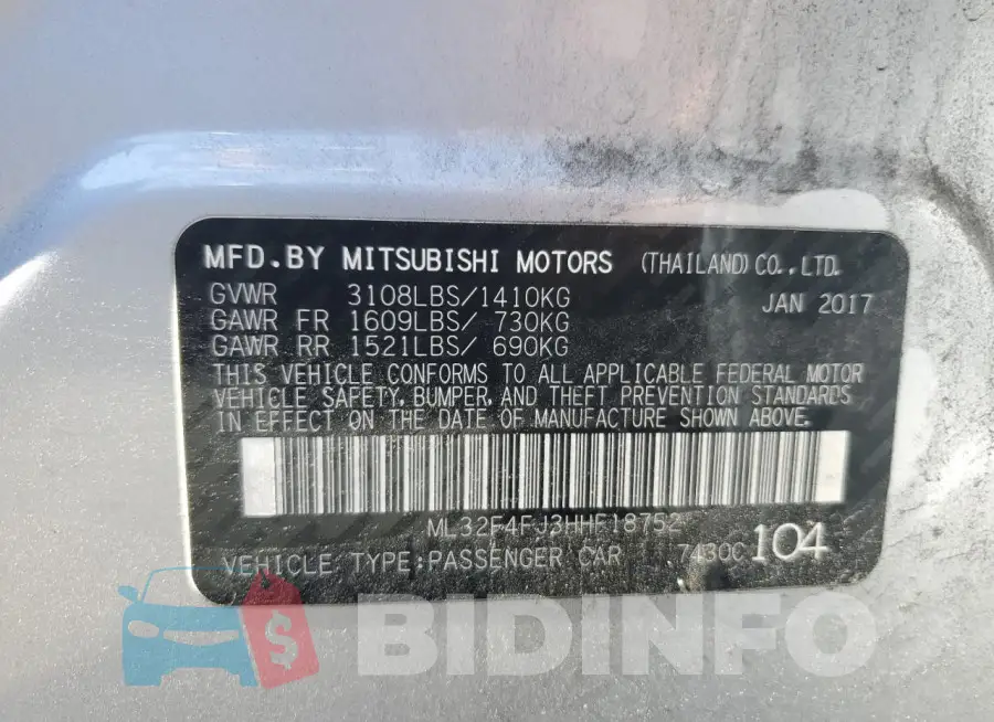 ML32F4FJ3HHF18752 Photo# 12