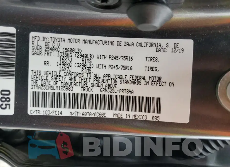 3TMAZ5CN5LM125883 Photo# 12
