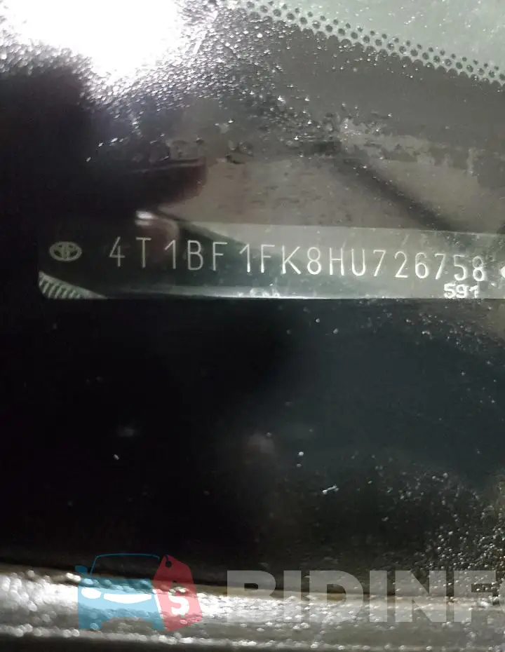 4T1BF1FK8HU726758 Photo# 12