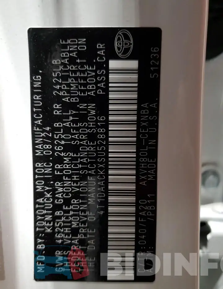 4T1DAACKXSU528816 Photo# 13