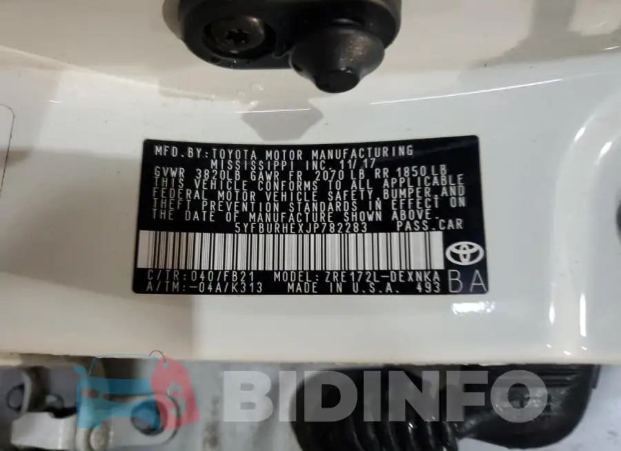 5YFBURHEXJP782283 Photo# 13
