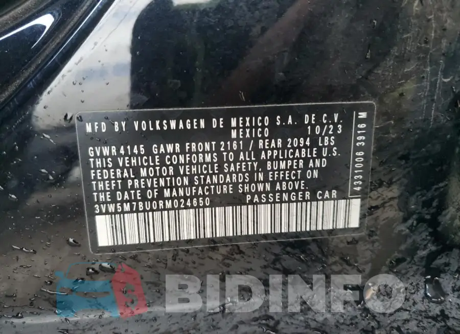 3VW5M7BU0RM024650 Photo# 12