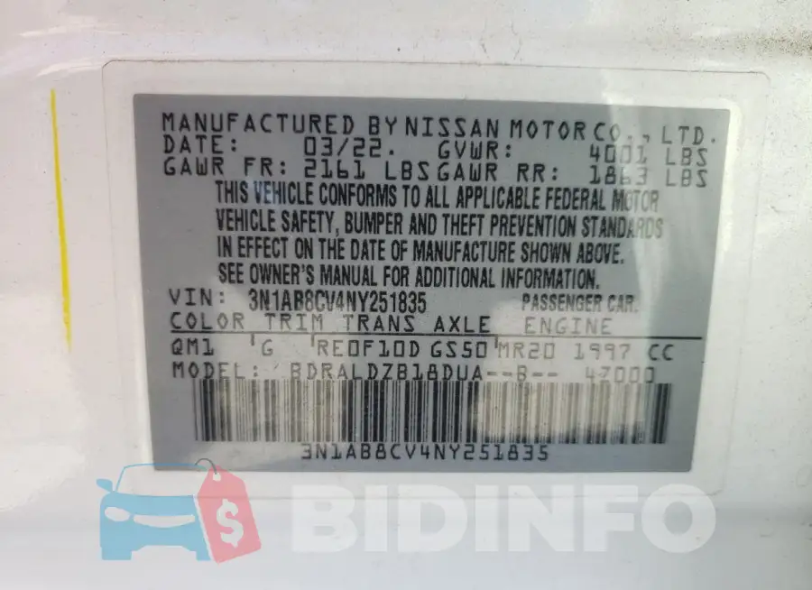 3N1AB8CV4NY251835 Photo# 12