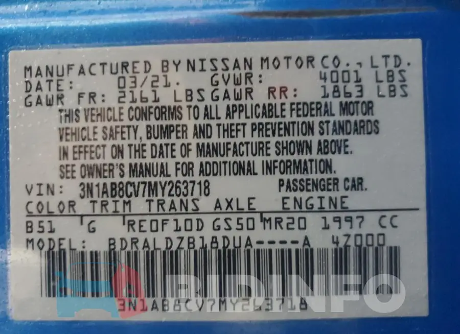 3N1AB8CV7MY263718 Photo# 12