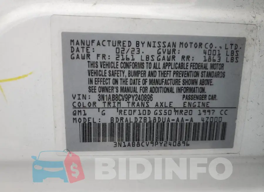 3N1AB8CV9PY240896 Photo# 13