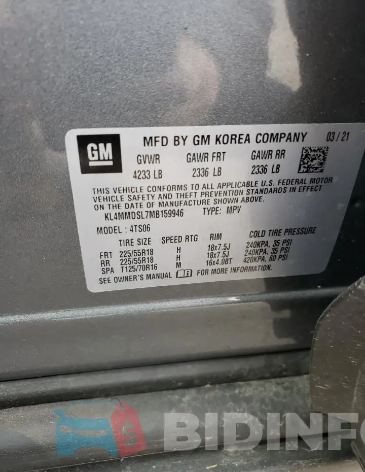 KL4MMDSL7MB159946 Photo# 13
