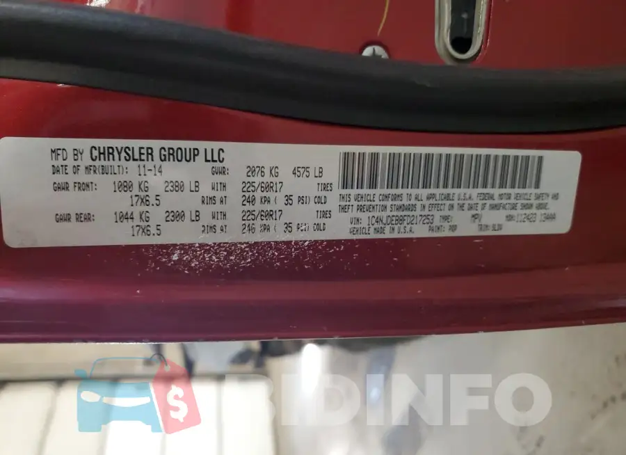 1C4NJDEB8FD217253 Photo# 13