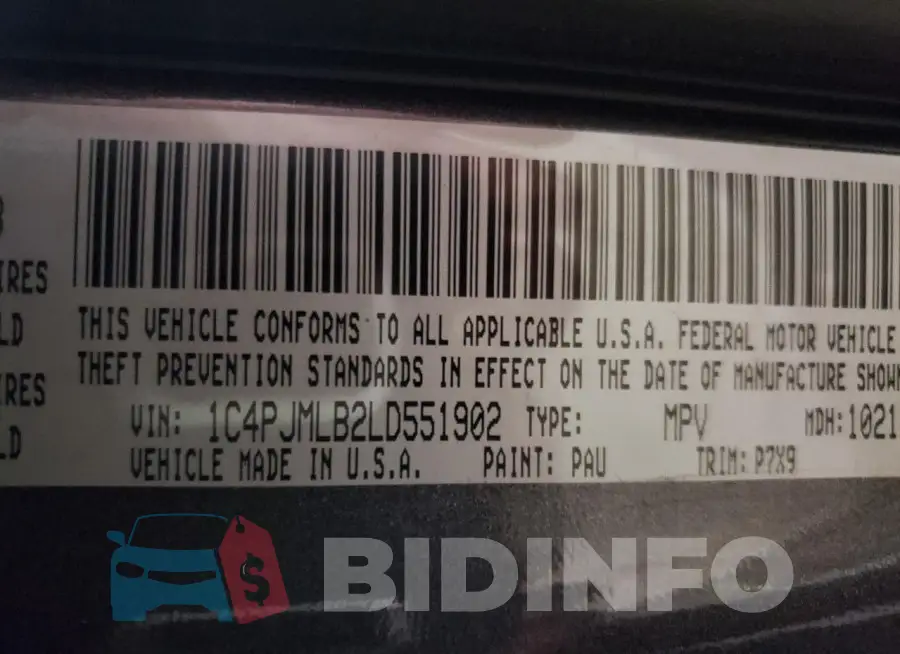 1C4PJMLB2LD551902 Photo# 13