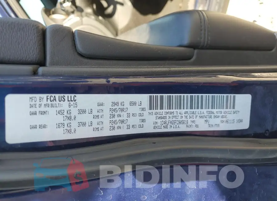 1C4RJFAG5FC905618 Photo# 13