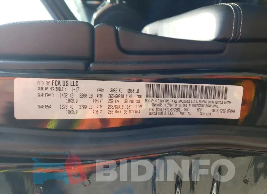 1C4RJFBT1HC776811 Photo# 13