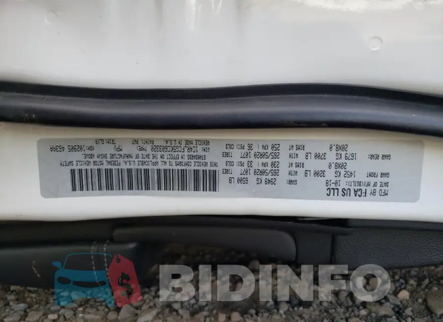 1C4RJFCG5KC603320 Photo# 14