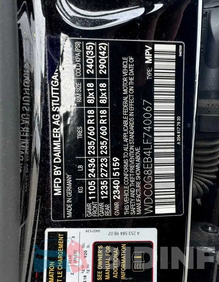 WDC0G8EB4LF740067 Photo# 10