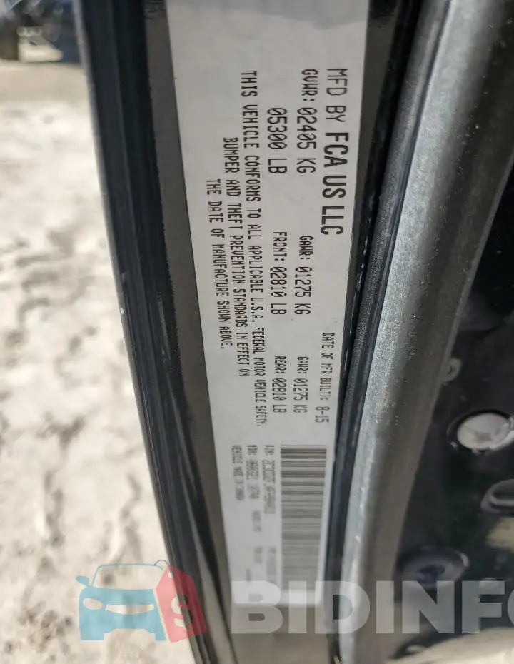 2C3CDZFJ4FH904819 Photo# 12